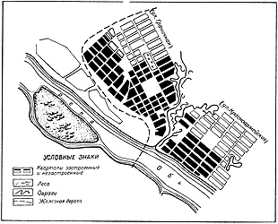 План Новониколаевска 1906 г.